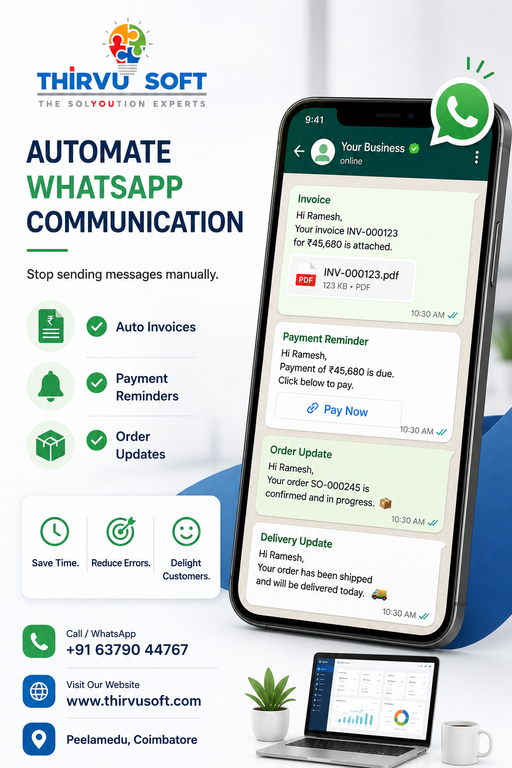 How Can I Automate WhatsApp Communication with ERP? - Cover Image